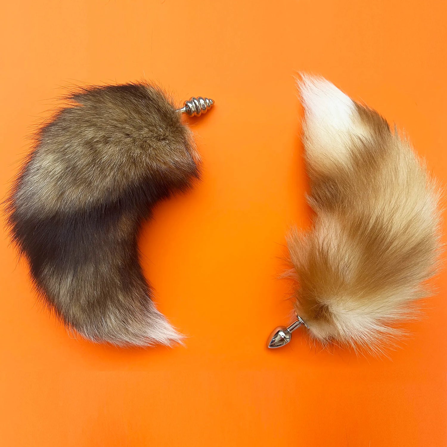 Real fur tail butt plugs collections