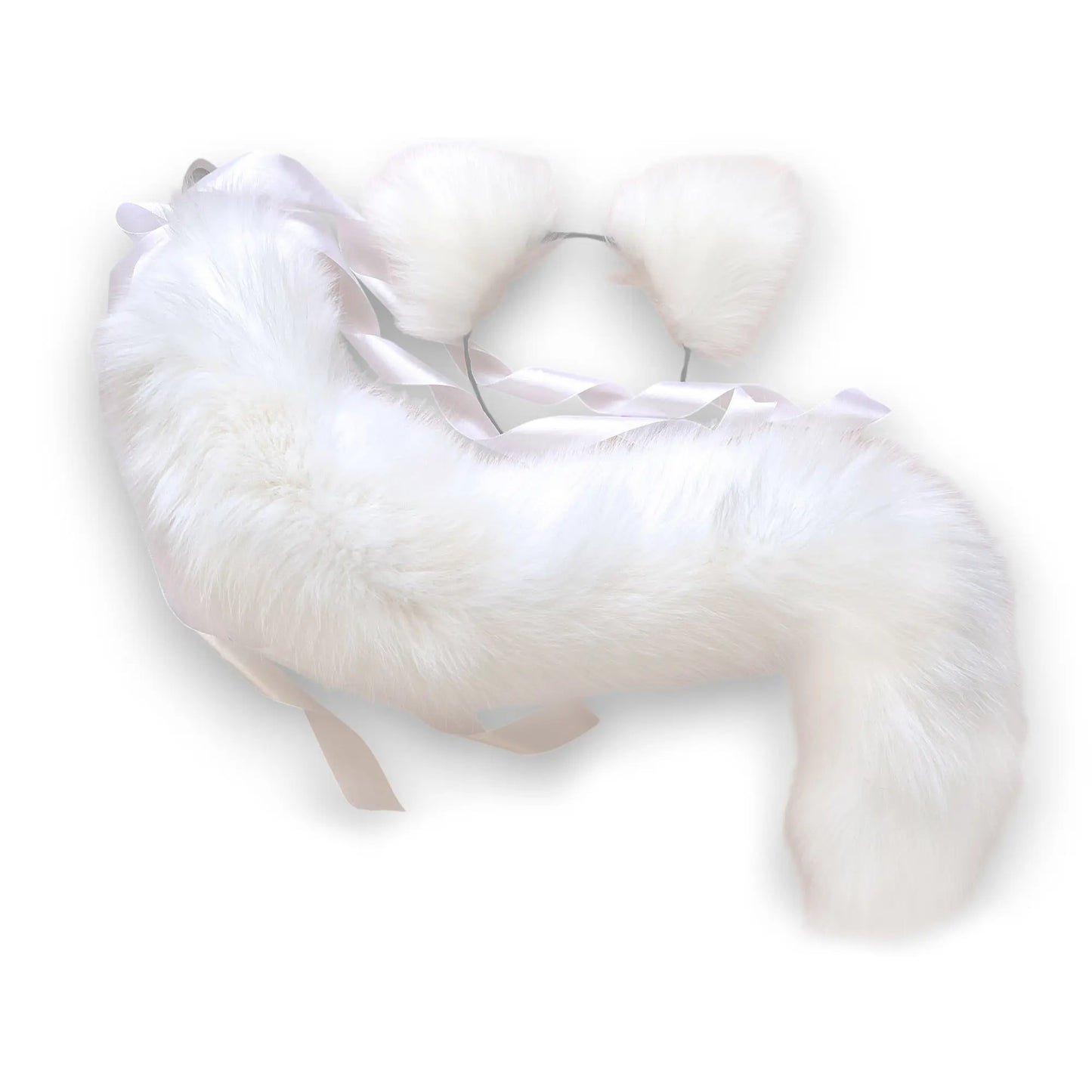 Black Fox Tail Butt Plug 28” Real Fur | Detachable, Fluffy, Premium Cosplay Pet Play Anal Plug - OhMyBP™